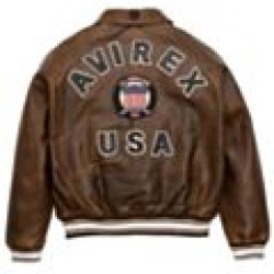 Avirex Brown Leather Jacket