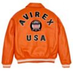 Orange Avirex Jacket