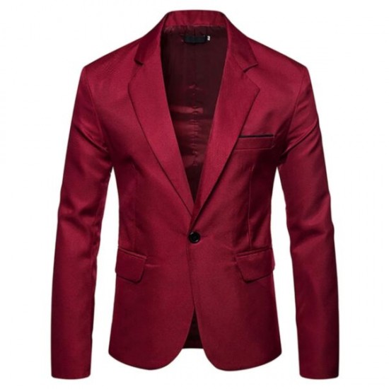 Maroon Blazer Jacket