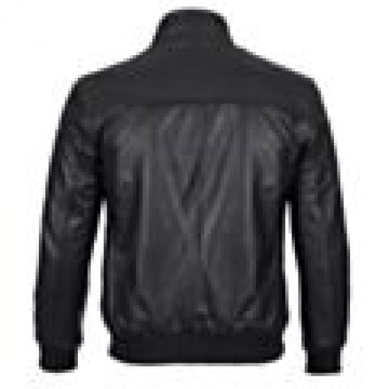 Bomber Leather Jacket Men