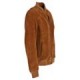 Brown Suede Bomber Jacket