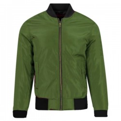 Green Mens Bomber Jacket