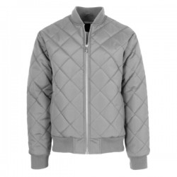 Grey Bomber Jacket