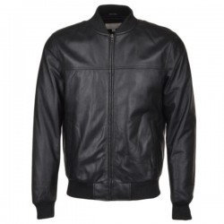 Leather Bomber Jacket