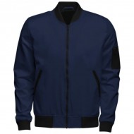 Navy Blue Bomber Jacket