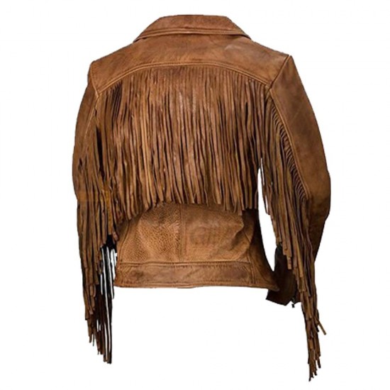Western Brown Leather Jacket