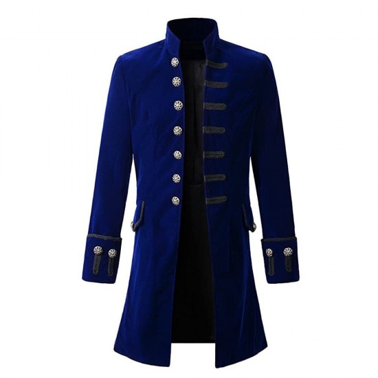 Blue Steampunk Jacket