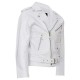 Mens White Leather Jacket
