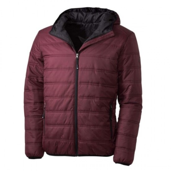 Maroon Puffer Jacket