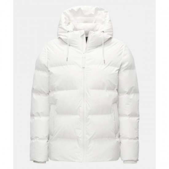 Men's White Puffer Jacket