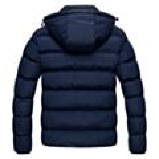 Navy Blue Puffer Jacket