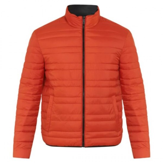 Orange Puffer Jacket