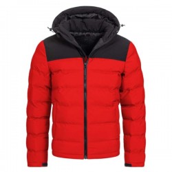 Red And Black Puffer Jacket