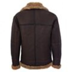 Brown Warm Shearling Leather Jacket