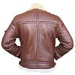 Brown Leather Shearling Jacket