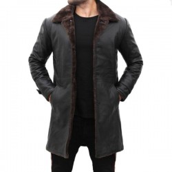 Long Shearling Jacket Mens