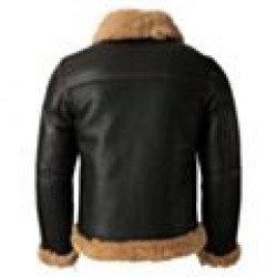 Mens Black Shearling Jacket