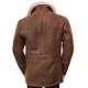 Mens Long Shearling Coat Jacket