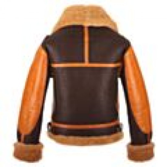 Shearling Leather Jacket Men