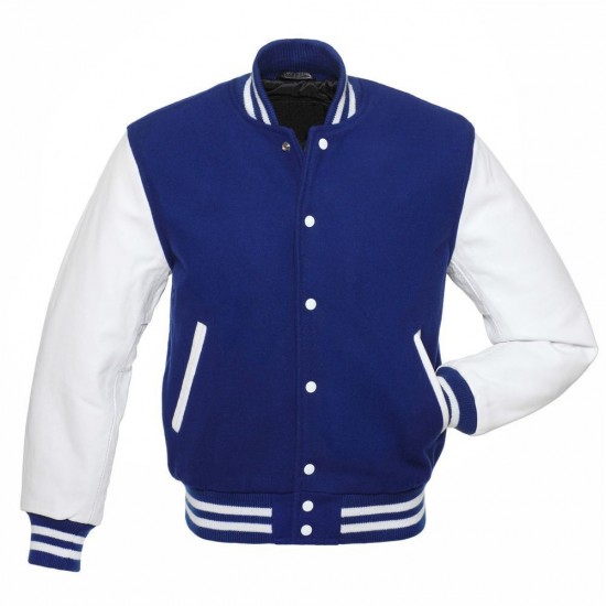 Blue And White Varsity Jacket