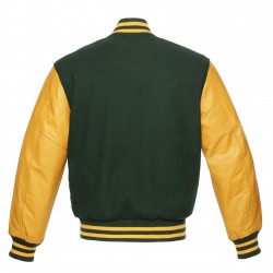 Forest Green Letterman Jacket
