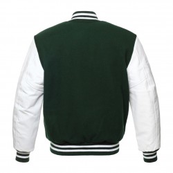 Forest Green Varsity Jacket