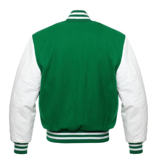 Green And White Varsity Jacket
